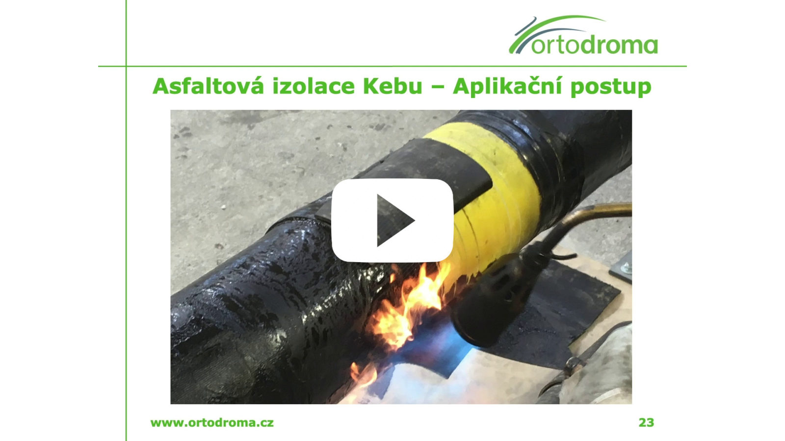 Instruktážní video: asfaltová izolace Kebu